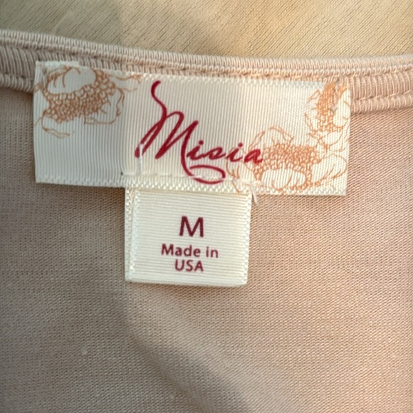 MISIA Side Tail 3/4 Sleeved Tunic Top Made in USA🇺🇸 - Picture 4 of 5